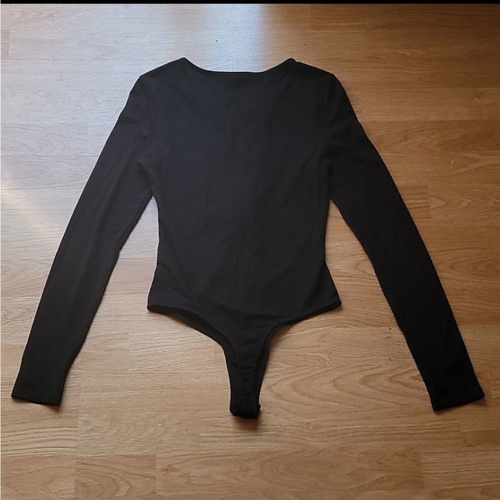 Nasty Gal Black Bodysuit size M - Picture 2 of 3